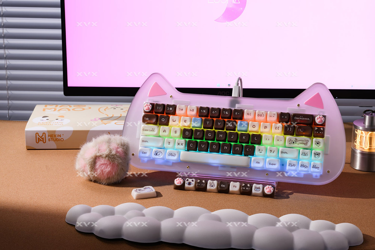 XVX House Cat MAO Profile Keycaps Set (149-key)