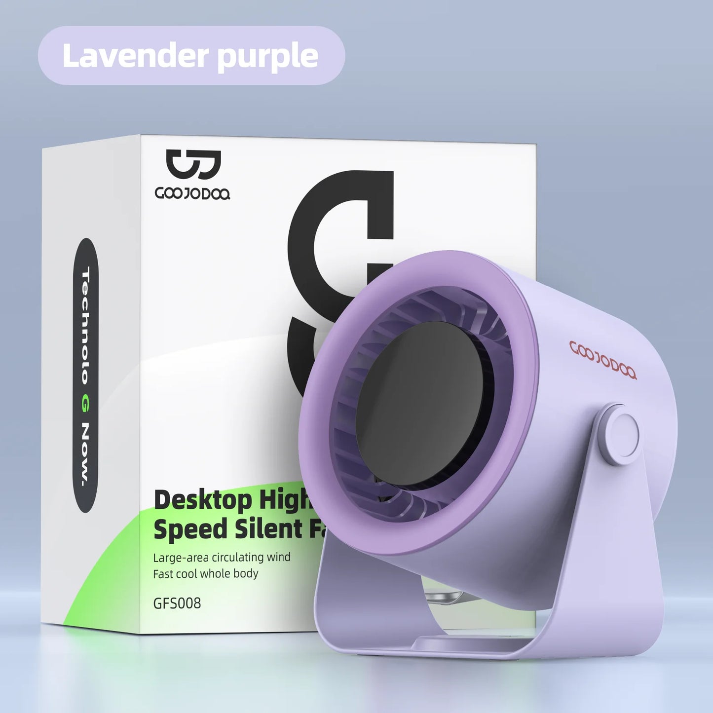 Desktop Fan 4000mAh Silent Adjustable Speed Air Circulation Fan 100 Speeds with Digital Display Wall Mountable
