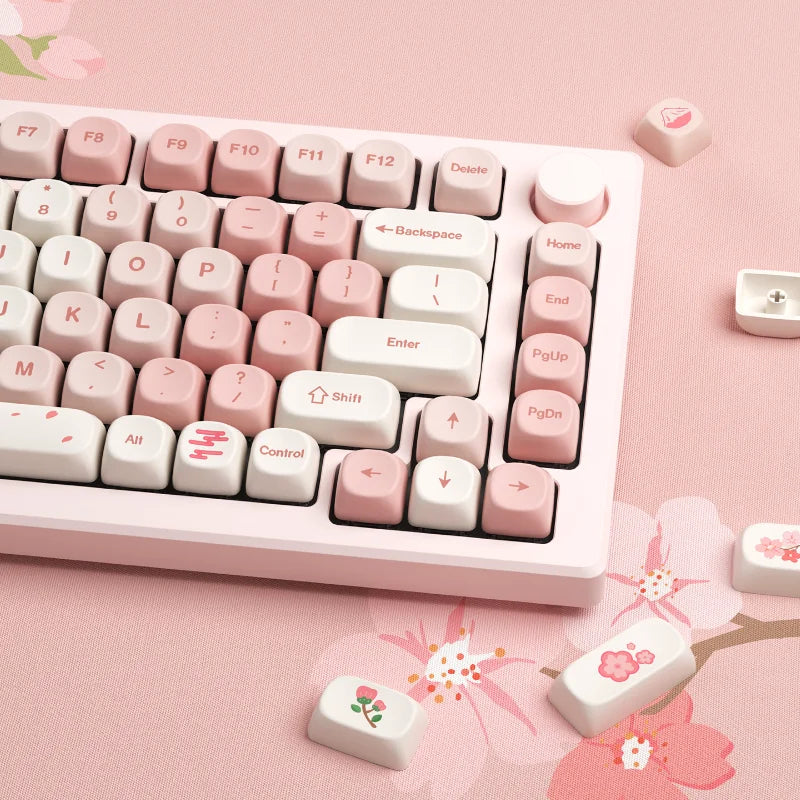 Cherry Pudding 143-Key MOA Profile Dye-Sub PBT Keycap Set