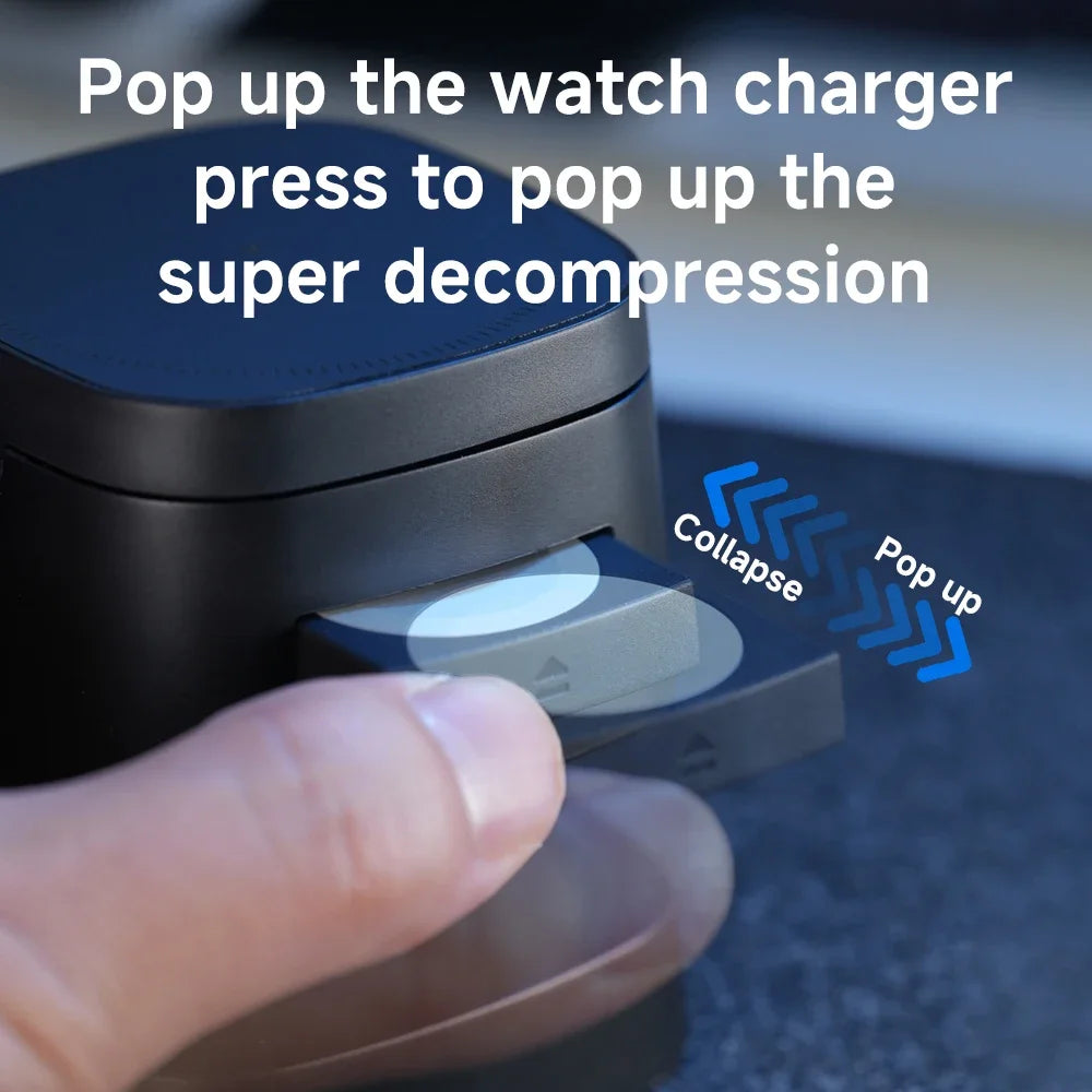 Magnetic 3 in 1 Wireless Charger For iPhone 17 16 15 14 13 12 Fast Charging Station